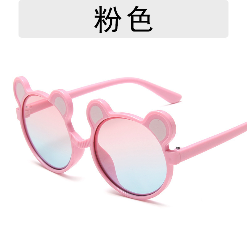 Mickey forma gafas de sol para niños lindo bebé Moda gafas de sol a prueba de rayos UV a prueba de sol niños y niñas gafas