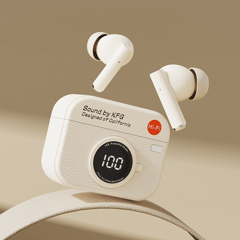 レトロなカメラスタイルの Bluetooth ヘッドセット HD デジタル ディスプレイ画面の長いバッテリー寿命 X73 音楽ヘッドセット卸売の国境を越えた特別供給|undefined