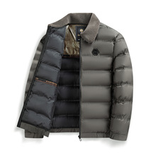 冬季男士棉衣外套加厚翻领保暖短款休闲百搭外穿拉链棉服上衣批发