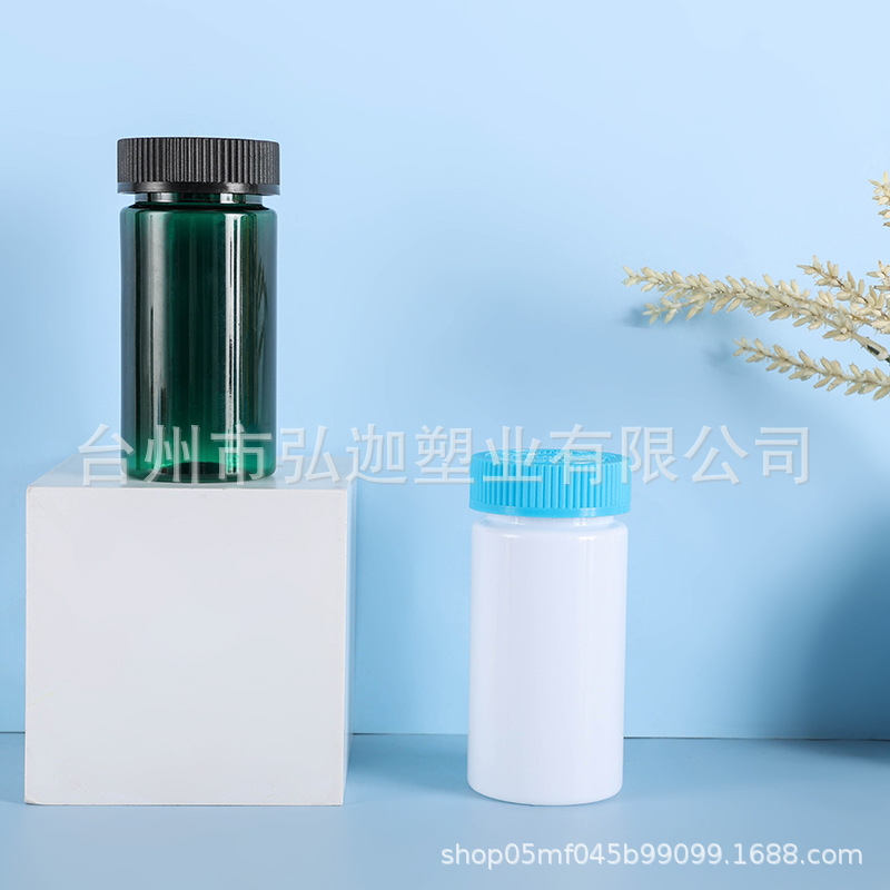 Botella de plástico blanco leche botella de PE Qianlin botella de calcio botella vacía botella de taurina botella de productos de salud al por mayor