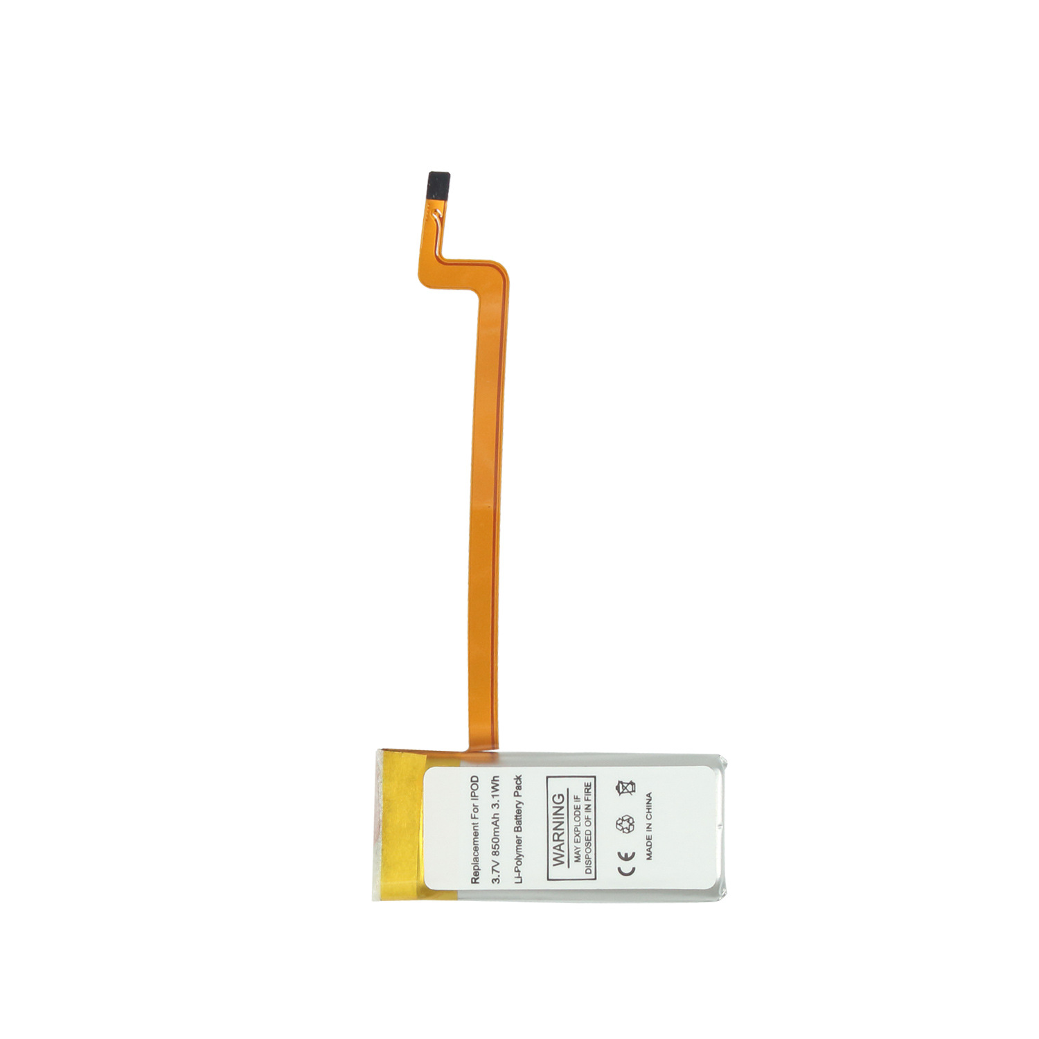 适用于Apple iPoD Video 60G MP34电池 616-0232 850mAh
