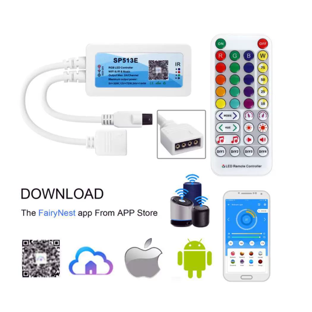 Music controller, colorful smart LED light strip