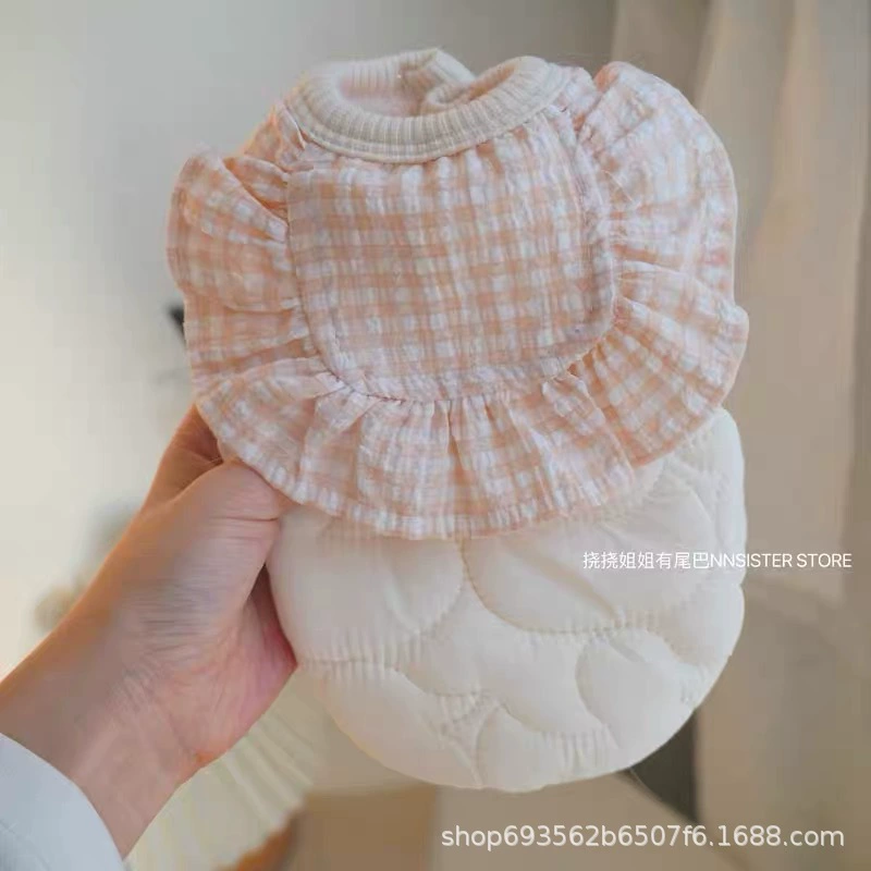 Мягкий милый утенок домашняя одежда собака осень зима новый Тедди Биби медведь теплая кошка жилет