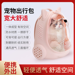 Cat Bag, Portable Cat Backpack, Space Capsule Backpack, Cat School Bag, Cat Outing Large Capacity Pet Bag
