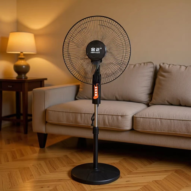 16inch Electric Fan, Floor-Standing, Household, Powerful, Small, Dormitory, Desktop, Remote Control, Office, Industrial, Strong Wind