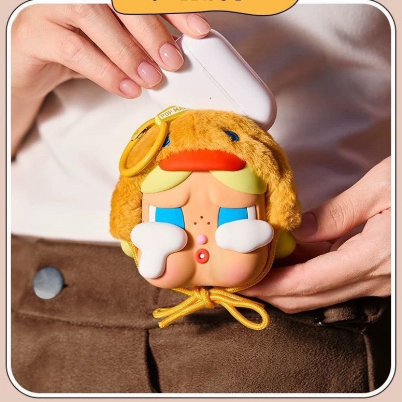 泣いている赤ちゃんピンク小銭入れ人気の投げ人形マシンペンダントキーホルダーカップルスクールバッグ車のキーバッチ|undefined