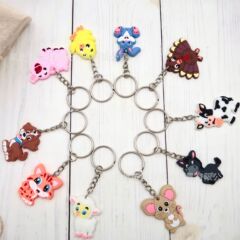クロスボーダー漫画かわいい動物シリーズのキーホルダー