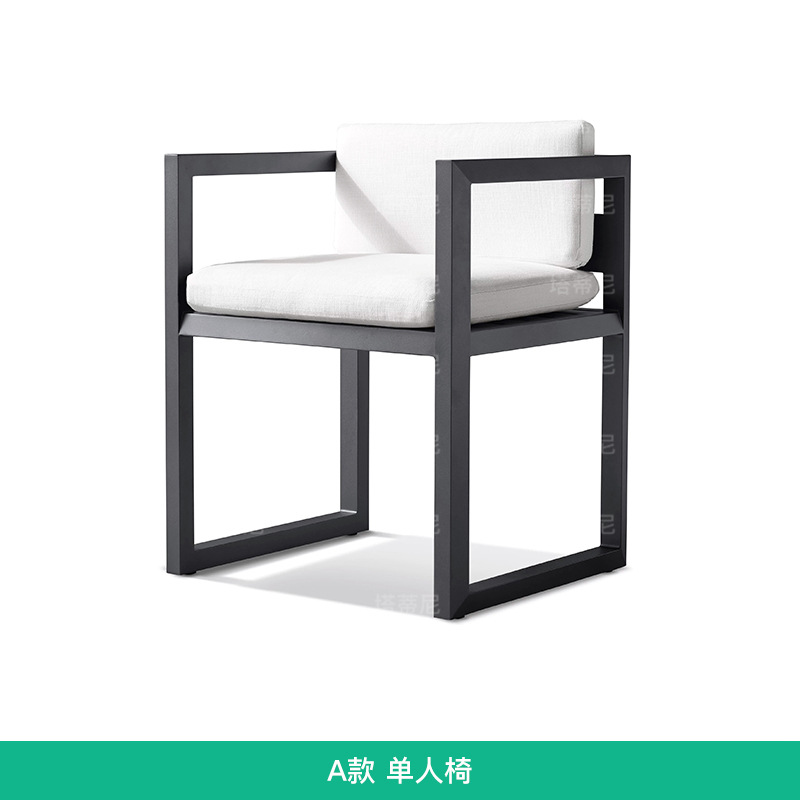 Mesa y silla de teca al aire libre terraza de jardín al aire libre a prueba de agua muebles de protección solar patio al aire libre combinación de mesas y sillas de madera maciza