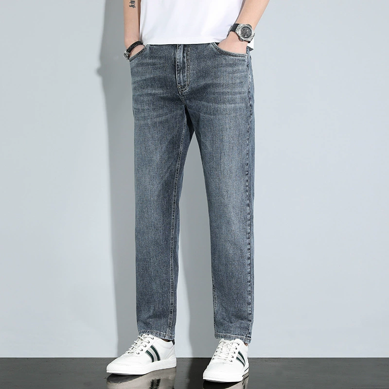 Модные джинсы тренд, Slim Fit, для подростков, корейский стиль