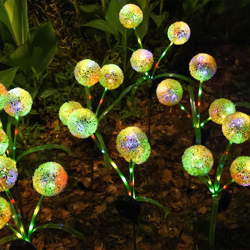 머리가 세 개인 민들레 색