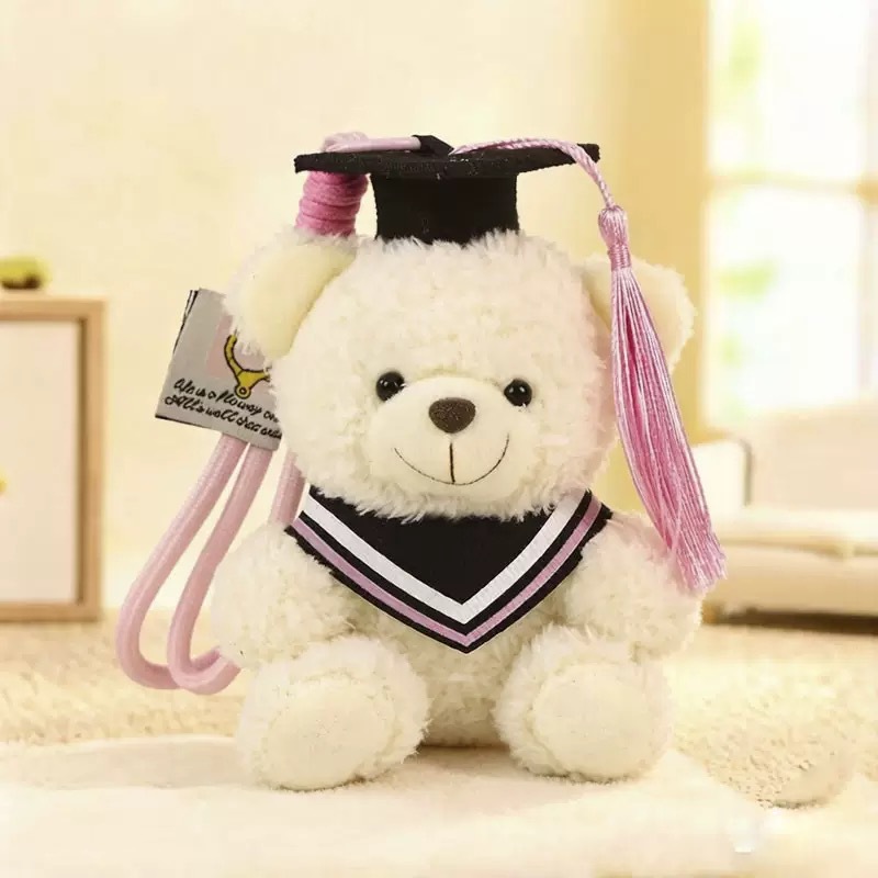 Temporada de graduación osos de peluche muñecas uniformes colgantes regalo de estudiantes Teddy Bear adorable recuerdos de graduación