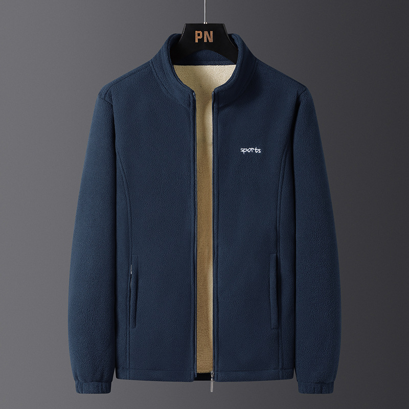 2023 Año Nuevo chaqueta de terciopelo para hombres primavera y otoño invierno tamaño grande engrosado ocio relajado y cálido fuera de otros hombres