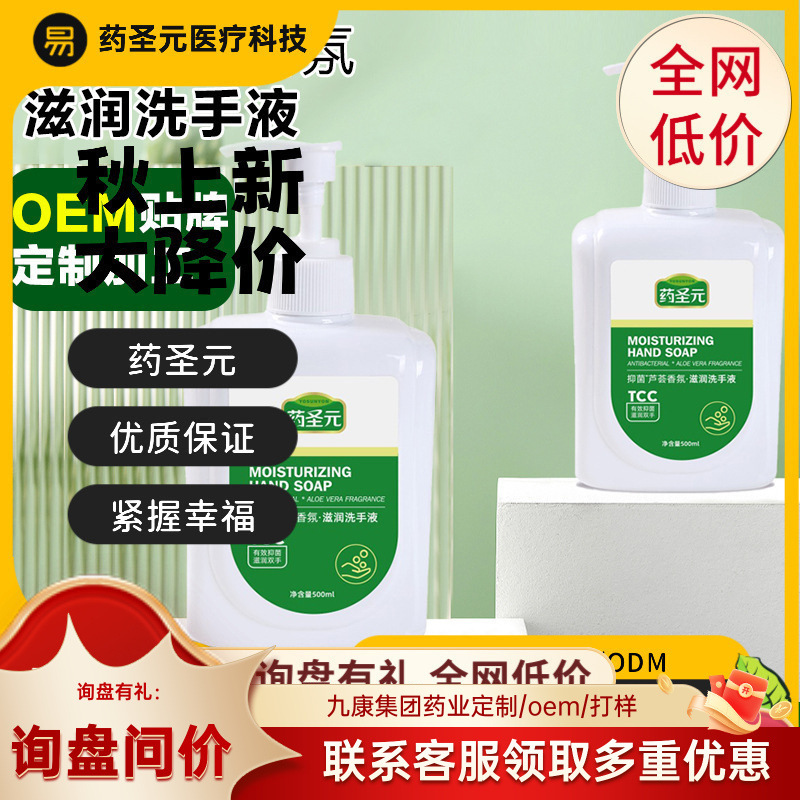 抑菌芦荟香氛滋润洗手液温和清洁不伤手泡沫丰富易冲洗低刺激无残|ms