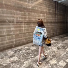 高品质~男女同款秋冬高定针织外套慵懒复古提花设计时尚拉链开衫
