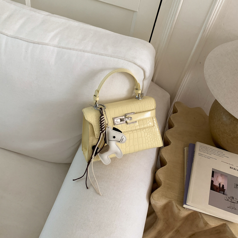 Bolso de tendencia transfronteriza para mujeres 2026 nuevo retro cocodrilo Kelly bolso de alto nivel de hombro bolso de mujer image 9