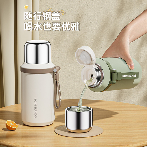 Tea Separation Insulated Cup Large Capacity Household Water Cup New Arrival 316 Stainless Steel Thickened Portable Thermos Water Bottle