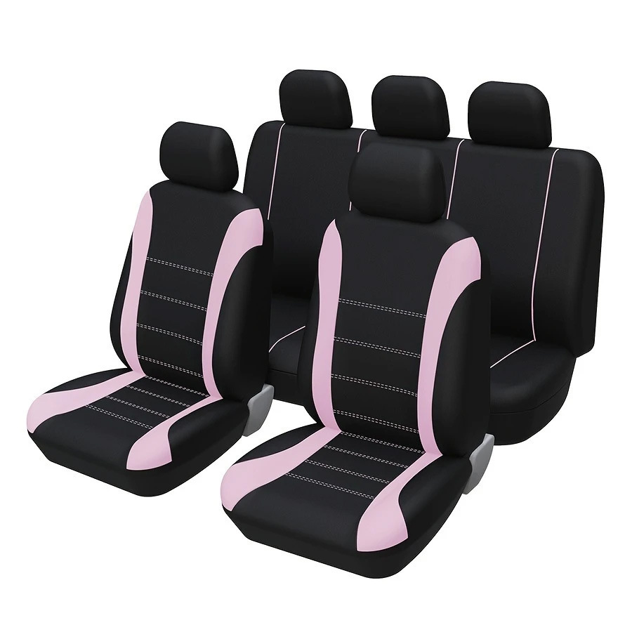 Cinco asientos generales, siete asientos, cubierta de asiento de furgoneta transfronteriza para diseño de línea de cintura, cojín de tela al por mayor