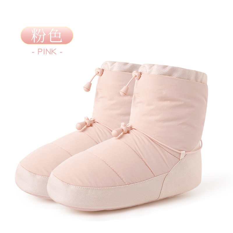 Botas cálidas de baile, zapatos de algodón de invierno para adultos, más terciopelo, calentamiento cálido, baile, ejercicios, zapatos de baile, zapatos de ballet al por mayor