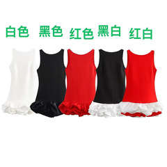 婦人服の新型ファッションは腰を収めてやせています。白いノースリーブのストラップは背もたれの短いワンピースです。8453777