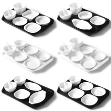 密胺盘子产妇月子餐具套装餐盘自选套餐组合自助中式快餐店专用盘