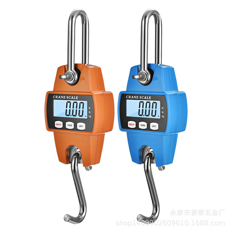 跨境批发300KG电子吊秤挂钩秤工业吊秤100KG-1T手提吊秤吊钩秤