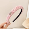 Fuchsia headband with letters