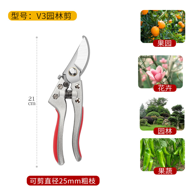 SK5 剪定はさみ、庭の花の剪定はさみ、果樹はさみ、太い花はさみ、園芸はさみツール|undefined