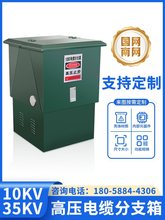 10KV高压电缆分支箱一进三六出35KV户外欧式电缆不锈钢铜排对接箱