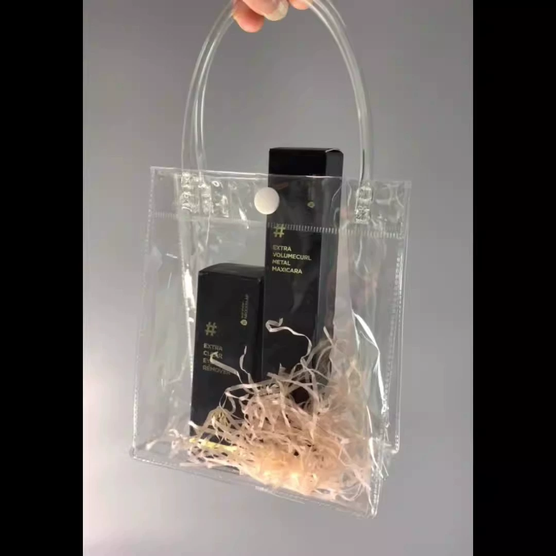 Прозрачная ПВХ сумка подставка чашка цветочная сумка мода s букет цветов напиток чай чашка с ручным подарком