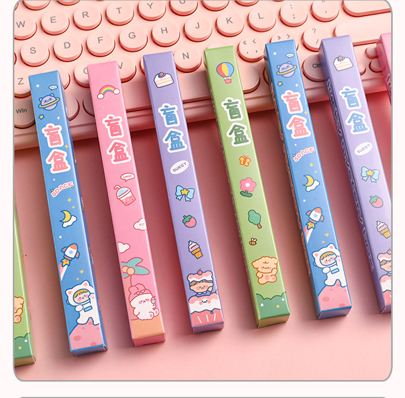 Students' High-value Push Pen Cute Surprise Plastic Blind Box Pen display picture 3