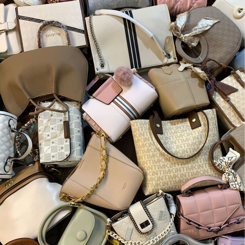 Mixed Batch Clearance Wholesale High-Quality Women's Bags, Assorted Styles, Export Surplus Bags, Single Shoulder Crossbody Bags, Cross-Border Supply