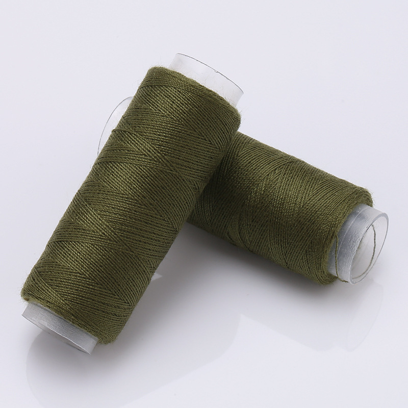 Mayorista línea de costura casera colorida costura manual rollo pequeño 402 línea de máquina de coser hecha a mano ropa DIY poliéster costura manual image 13