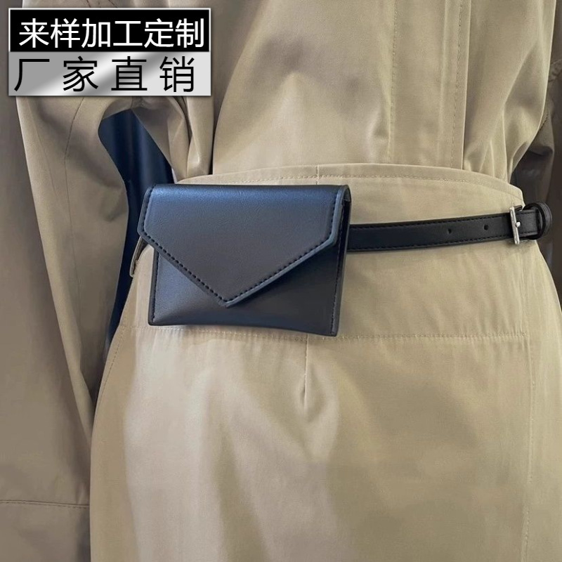 包包女零钱包小众百搭女潮小巧女生网红卡包高级MINI腰带包可拆卸