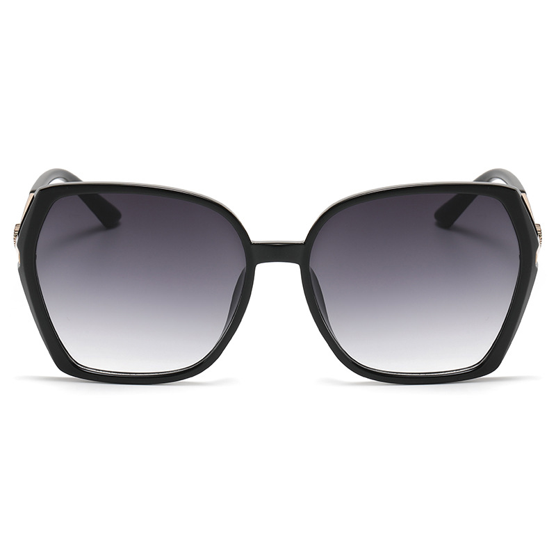 Accessori per abbigliamento Nuovi occhiali da sole alla moda con diamanti per donna anti-ultravioletti occhiali da sole con montatura grande occhiali retrò S22191_voghion.com