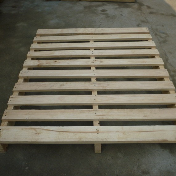 现货供应批发1100*1000*120实木卡板 墩子型二面进叉式蒸熏托盘