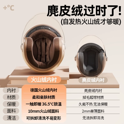 helmet autumn and winter warm – Motosiklet dəbilqələri