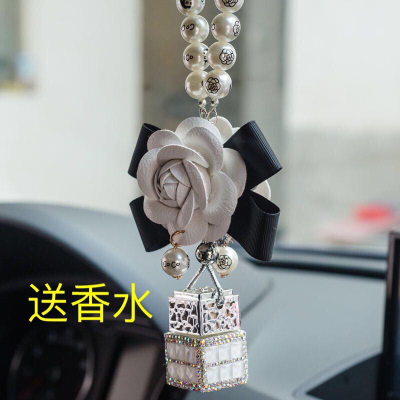 Jelly White Diamond White Camellia Perfume Colgante Otra resina Simple Otro