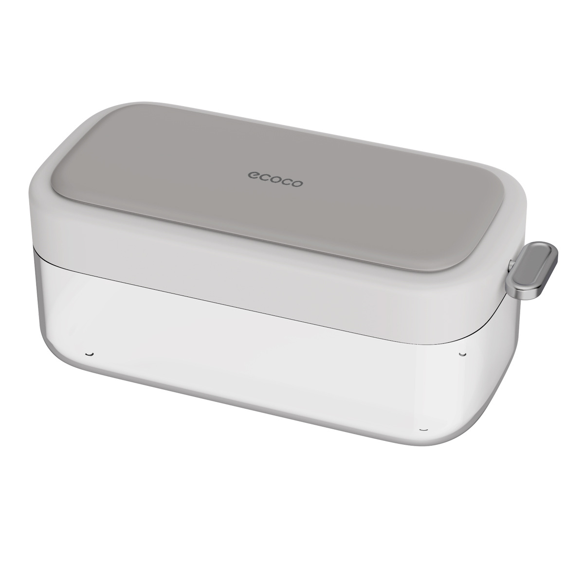 Molde de cubitos de hielo, rejilla de hielo flip de grado alimenticio, caja de almacenamiento del refrigerador, con tapa, artefacto de cubitos de hielo congelados caseros, caja de hielo para el hogar