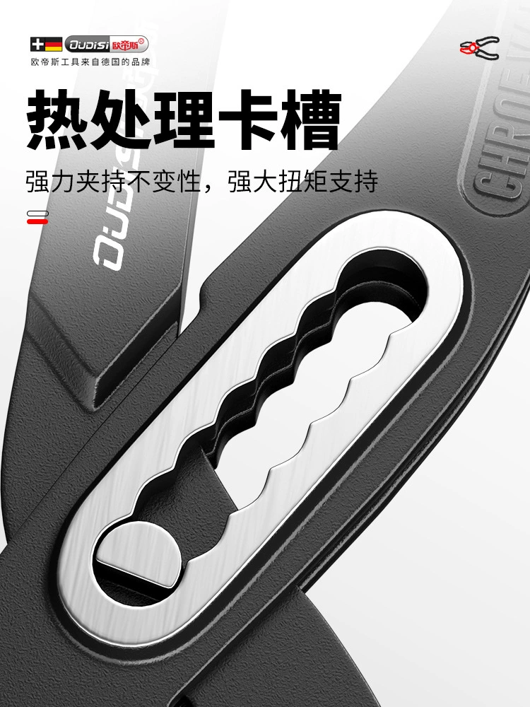 Universal pliers, eating bib, wrench for home use