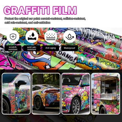 Auto Color Change Film Street Dance Car Decoration