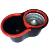 Spot* black bucket + plastic blue [no pole]