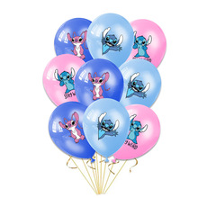 星际宝贝史迪奇新款卡通主题乳胶气球套装装饰生日派对用品布置