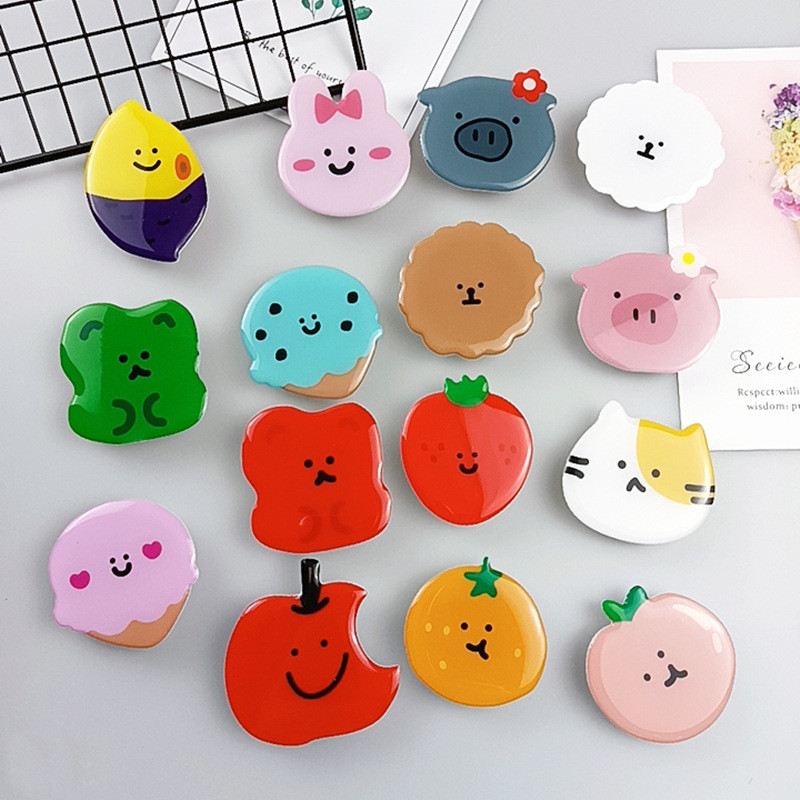 Ins-Style Korean Mellowus Same Model Phone Holder Cartoon Folding Acrylic Pop Socket Retractable Portable