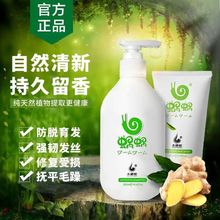 新品控油防护蜗蜗洗发水纯姜儿童清爽蓬松生姜洗护套装护发素套装