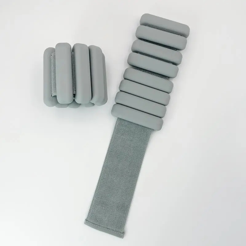 Mano ajustable deportes pulsera de silicona ponderada pulsera de peso presión fitness yoga corriendo 1 libra 2 libras 4 libras