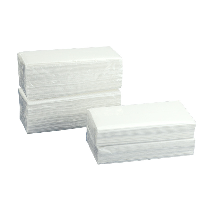 Fábrica de procesamiento personalizado toallitas comerciales hoteles propiedad de papel higiénico toallas de mano paquete grande N plegable