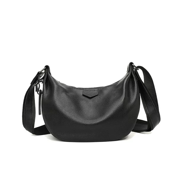 Cross-Border High-End Bags for Women 2025 New Genuine Leather Women's Bags Fashion Trend Texture Single Shoulder Crossbody Bag Wholesale