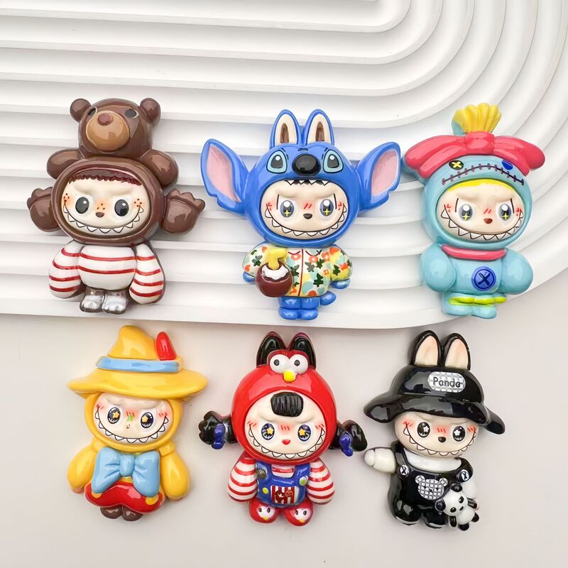 漫画特大カード人形 diy 樹脂アクセサリー手作り冷蔵庫マグネット素材キーホルダーペンダントアクセサリーパッチバッチ|undefined