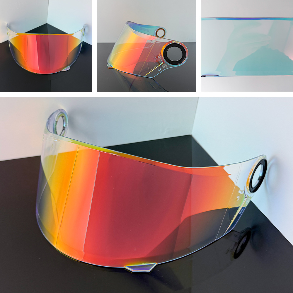 Ff358 Motorcycle Helmet Lens Is Suitable for Ff358 Ff396 Sun Protection Mirror-Coated High-Definition Anti-Uv