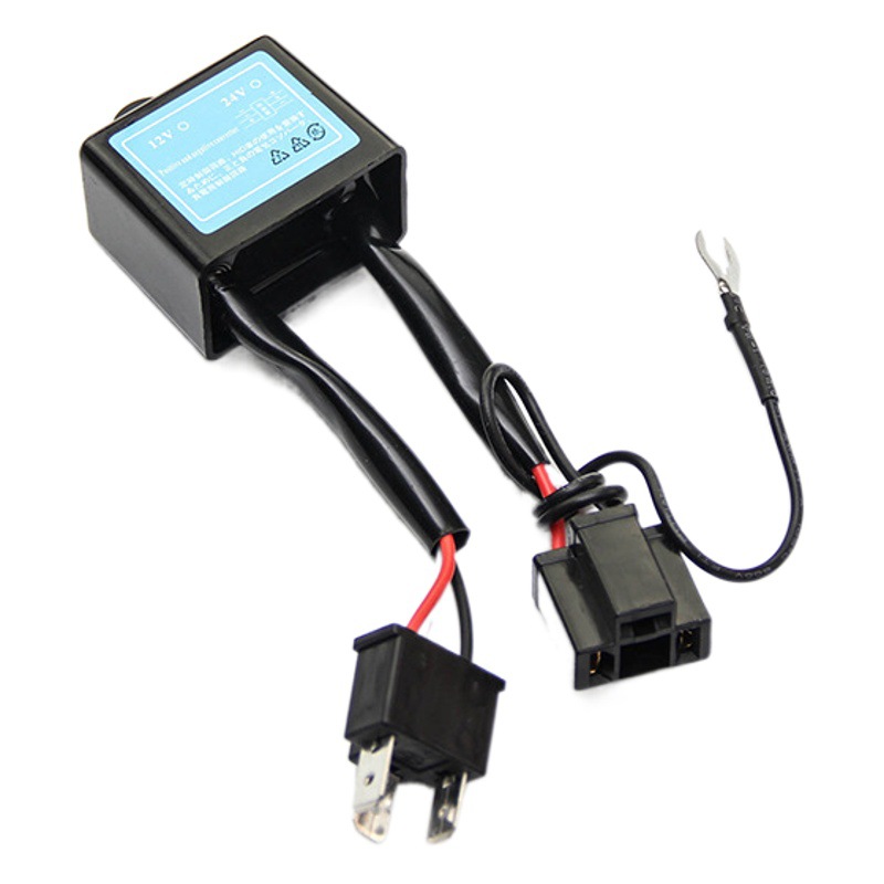 H4 LED faro polaridad convertidor eliminador de fallos decodificador HID H4 lámpara de xenón convertidor positivo y negativo image 1